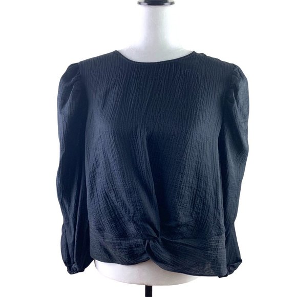 Club Monaco Puff Sleeve Blouse - Picture 2 of 12